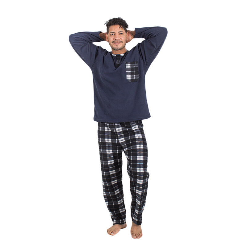 Pijama Micropolar de Hombre PH52 Azul Noche