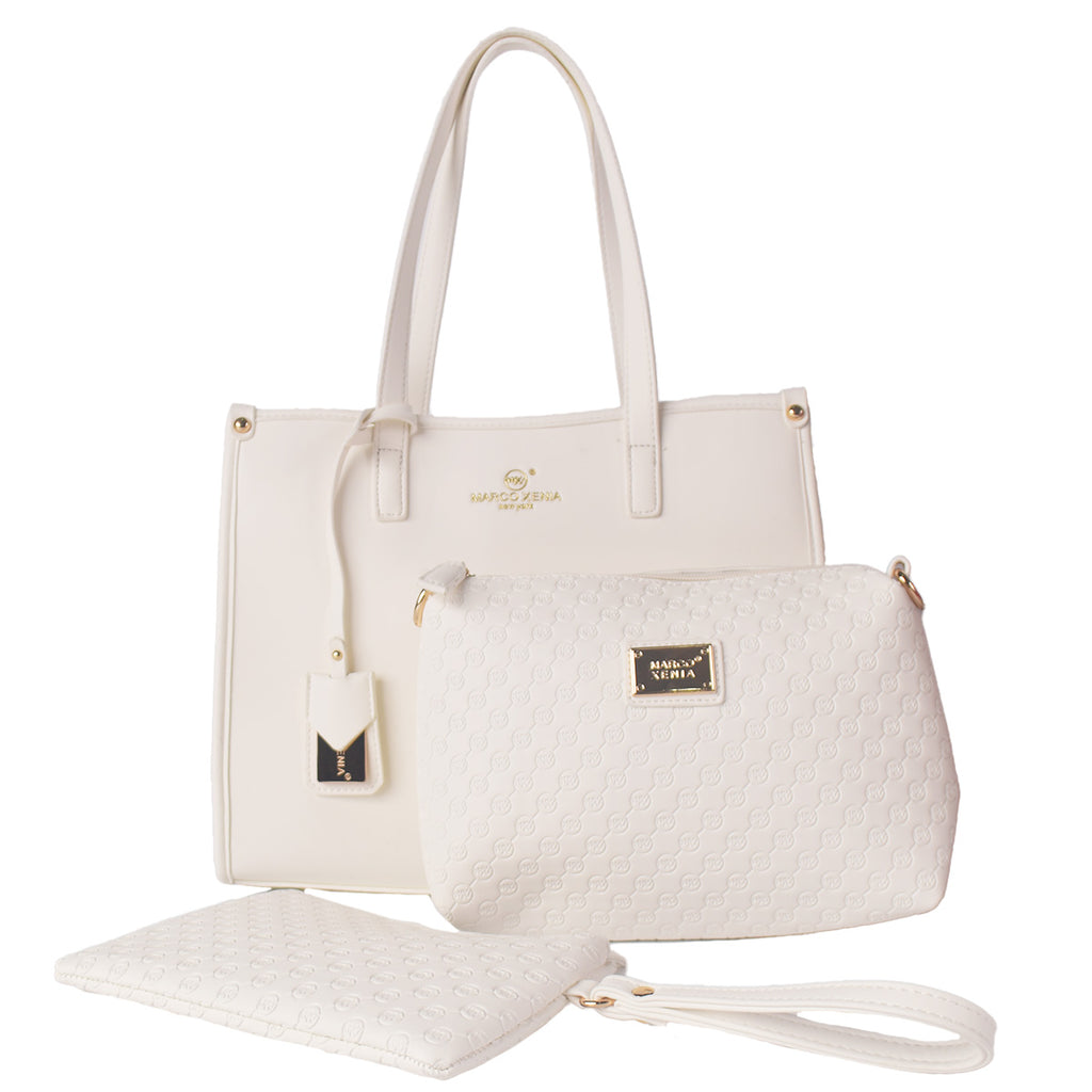 Cartera 3 en 1 Alessia Blanco