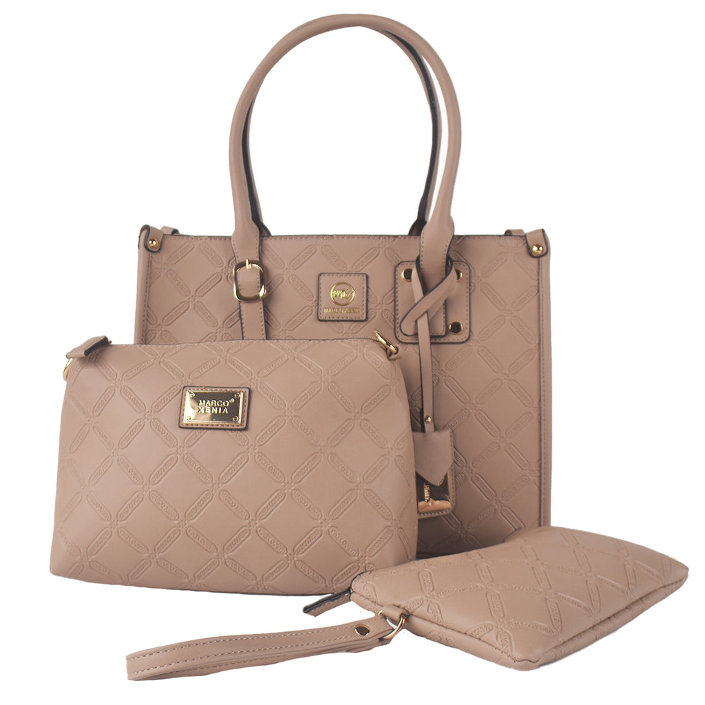 Cartera 3 en 1 Alana Beige