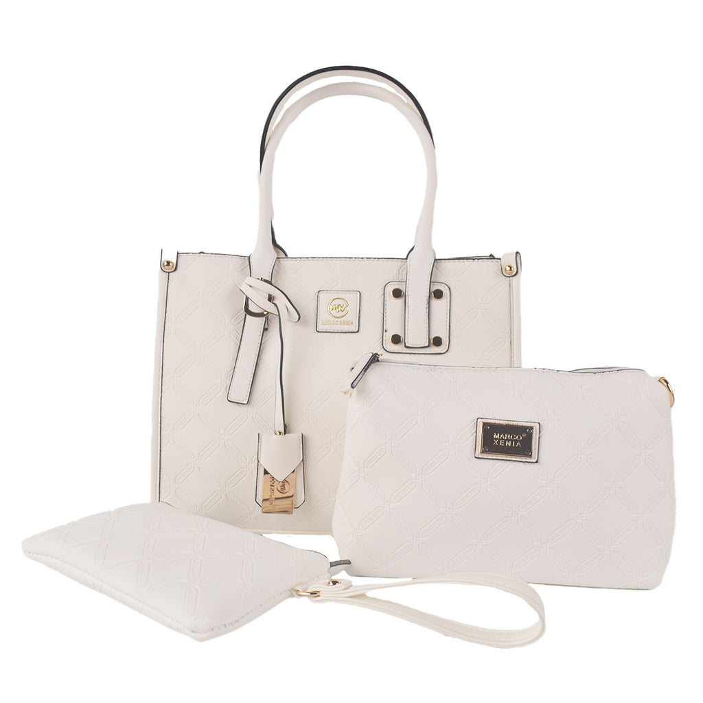 Cartera 3 en 1 Alana Blanco