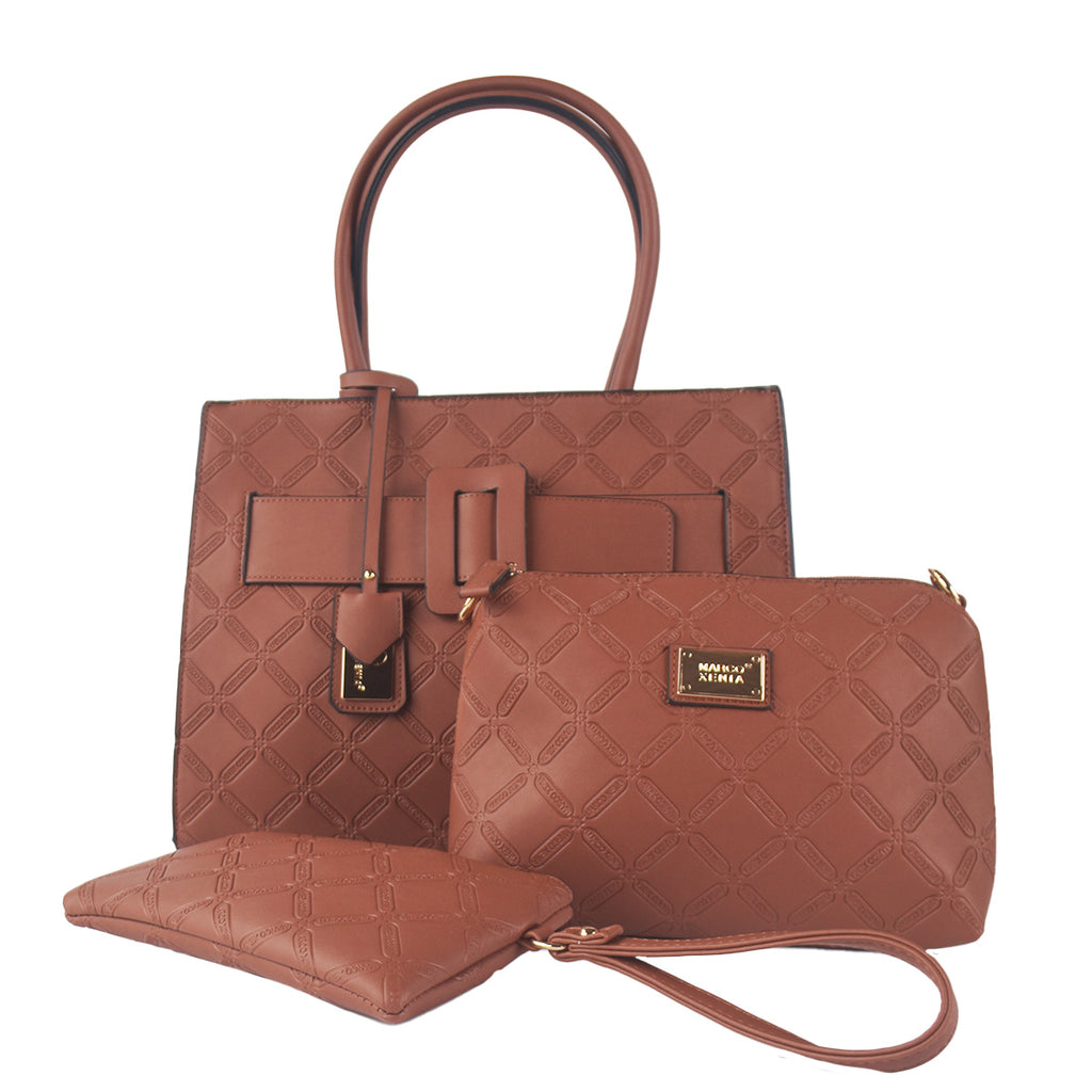 Cartera 3 en 1 Amanda Coffee