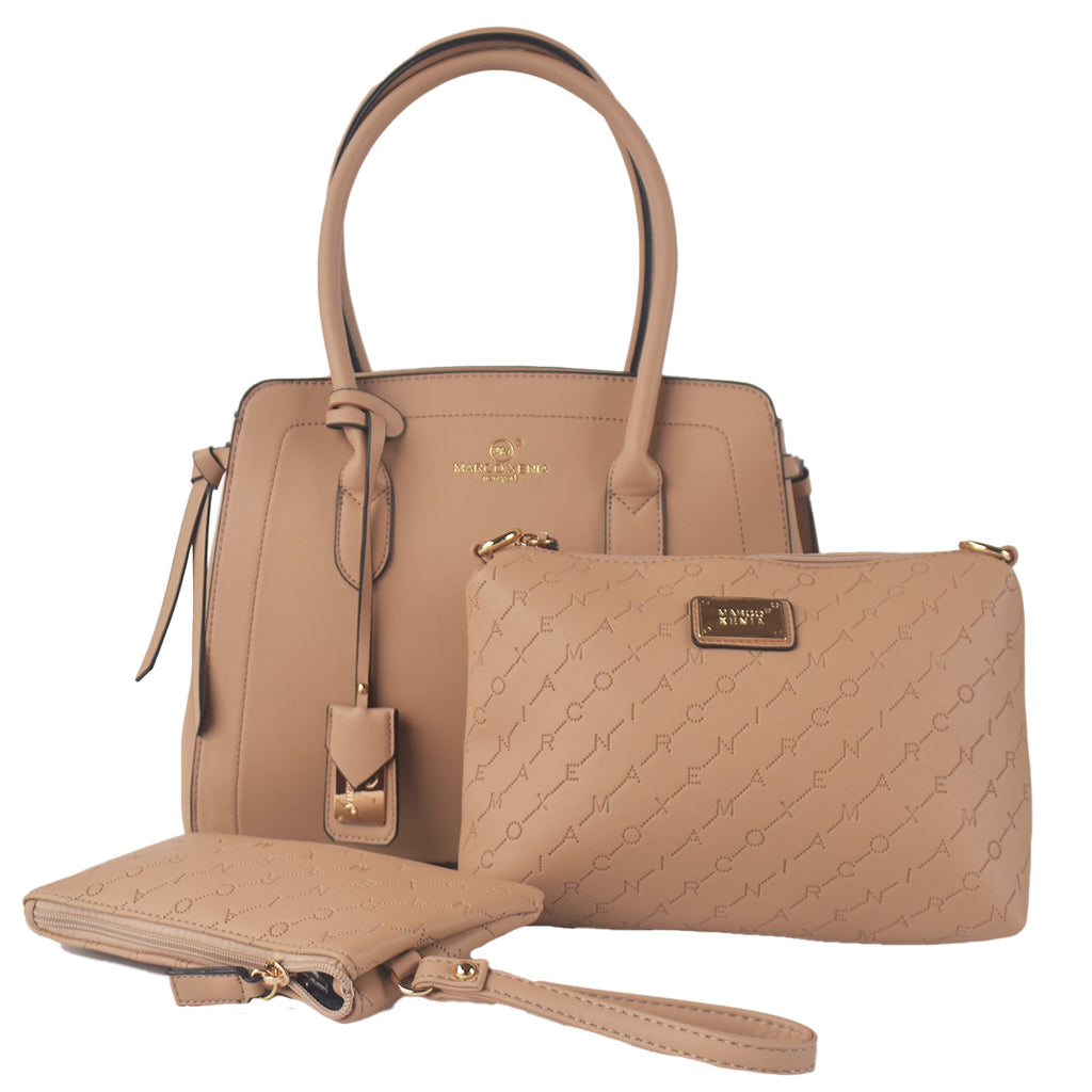Cartera 3 en 1 Angelina Beige