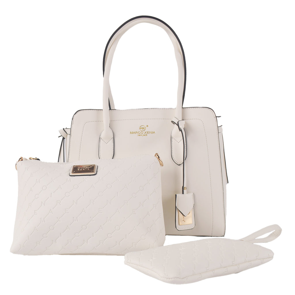 Cartera 3 en 1 Angelina Blanco