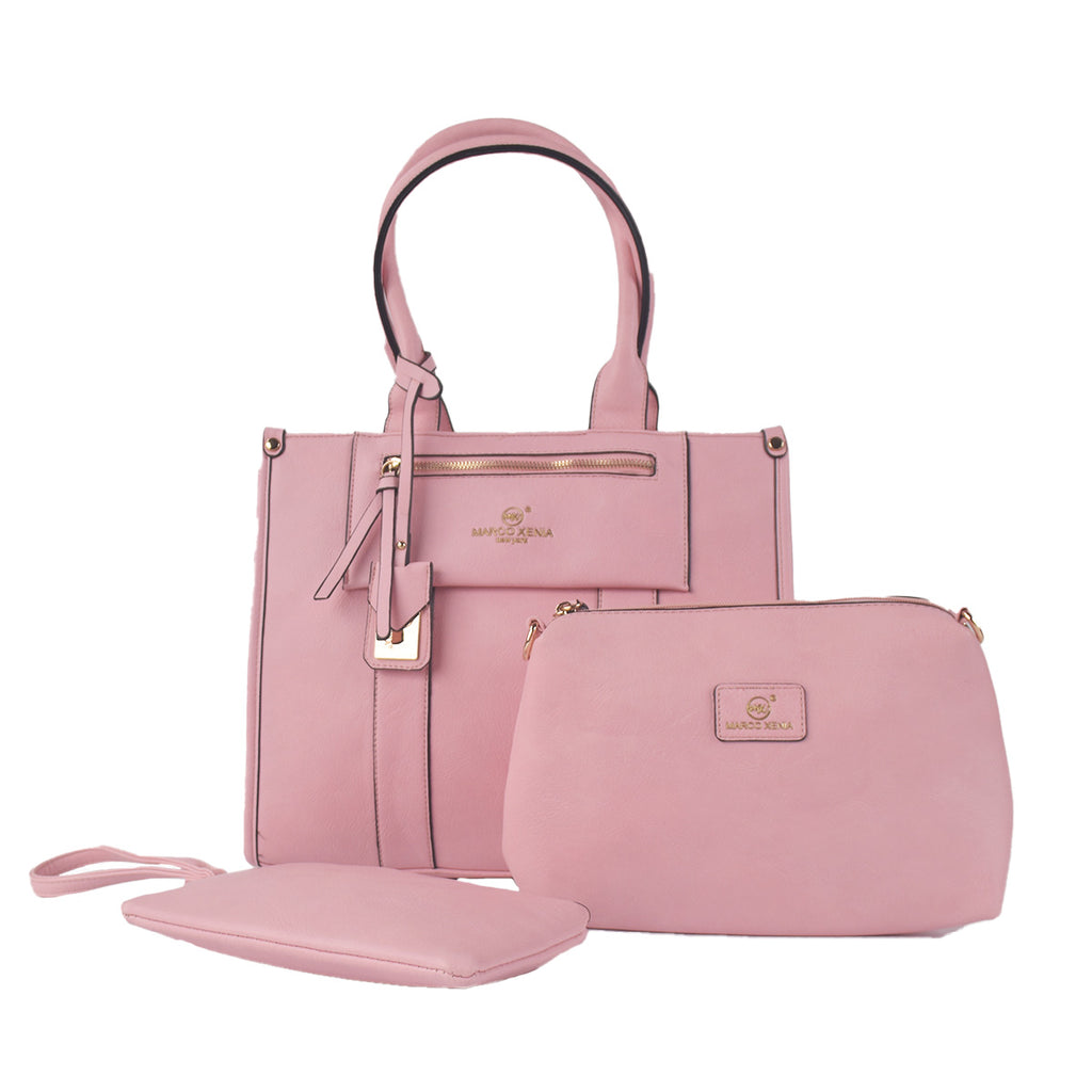 Cartera 3 en 1 Betty Rosa