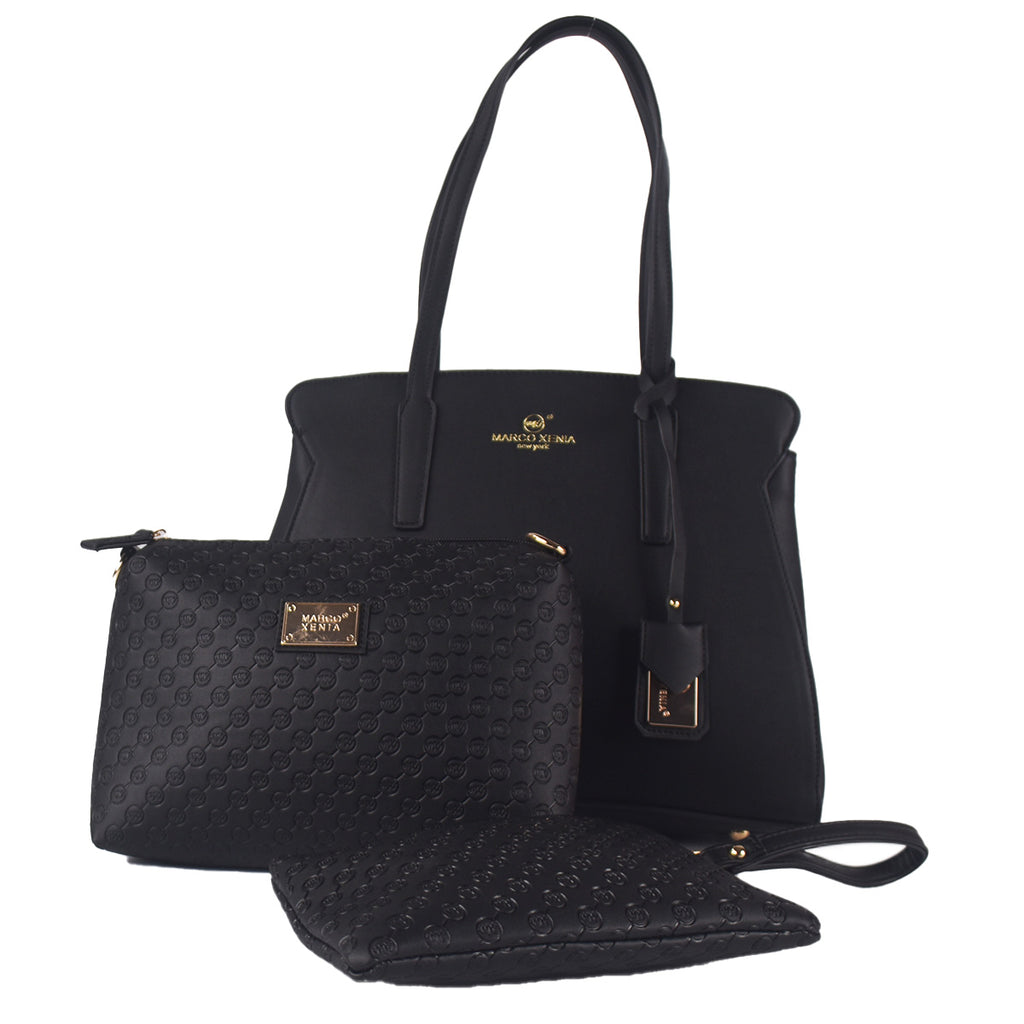Cartera 3 en 1 Brunela Negro