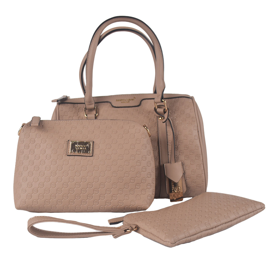 Cartera 3 en 1 Casandra Beige