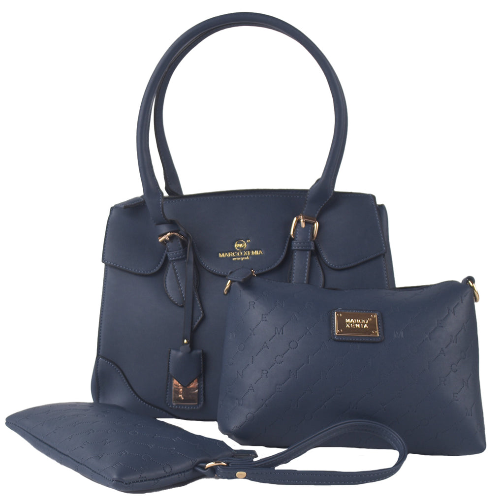 Cartera 3 en 1 Clarissa Azul