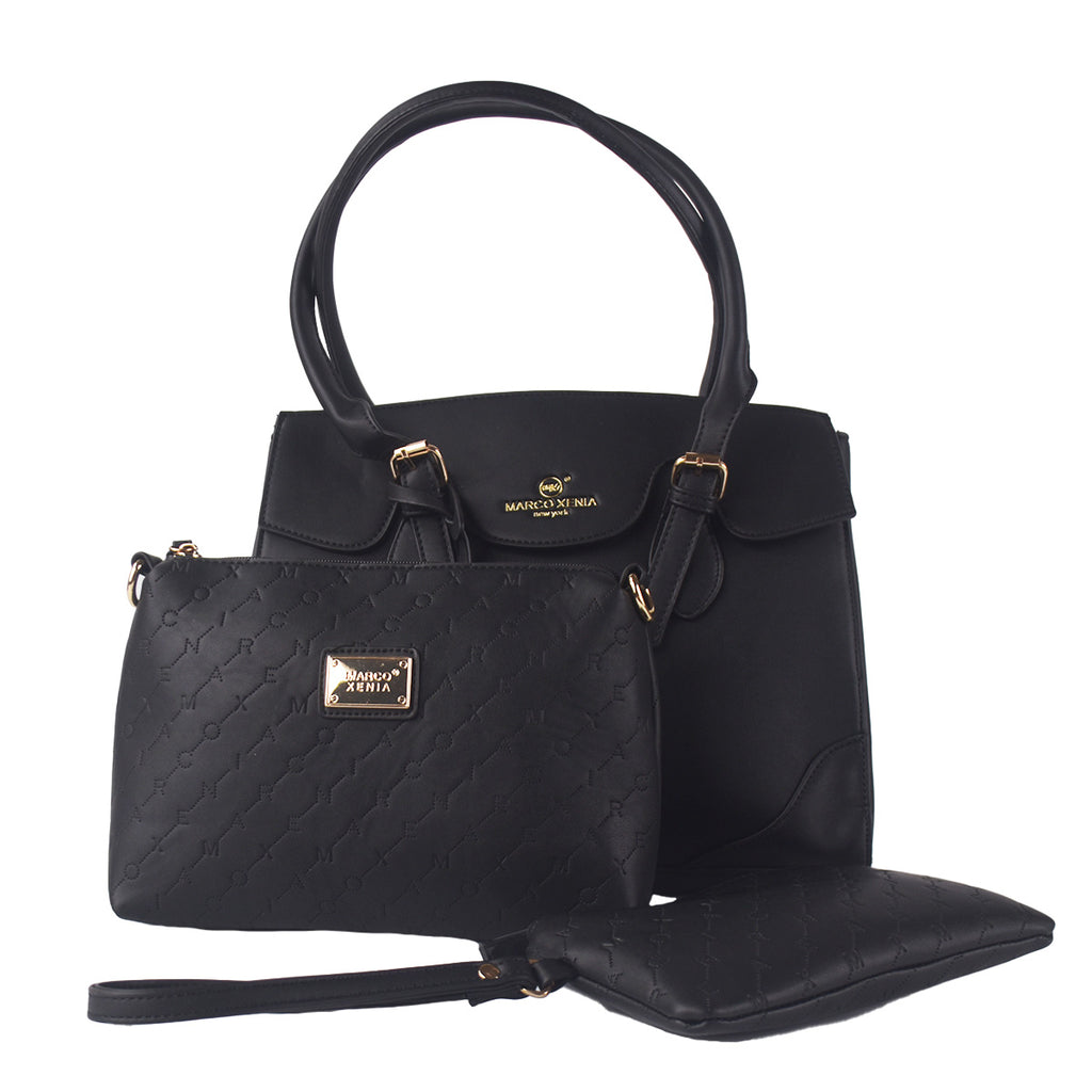 Cartera 3 en 1 Clarissa Negro