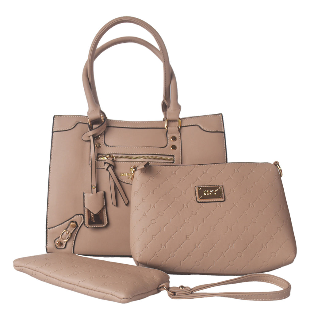 Cartera 3 en 1 Claudia Beige