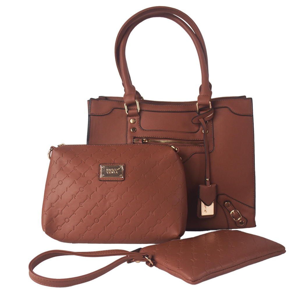 Cartera 3 en 1 Claudia Coffee