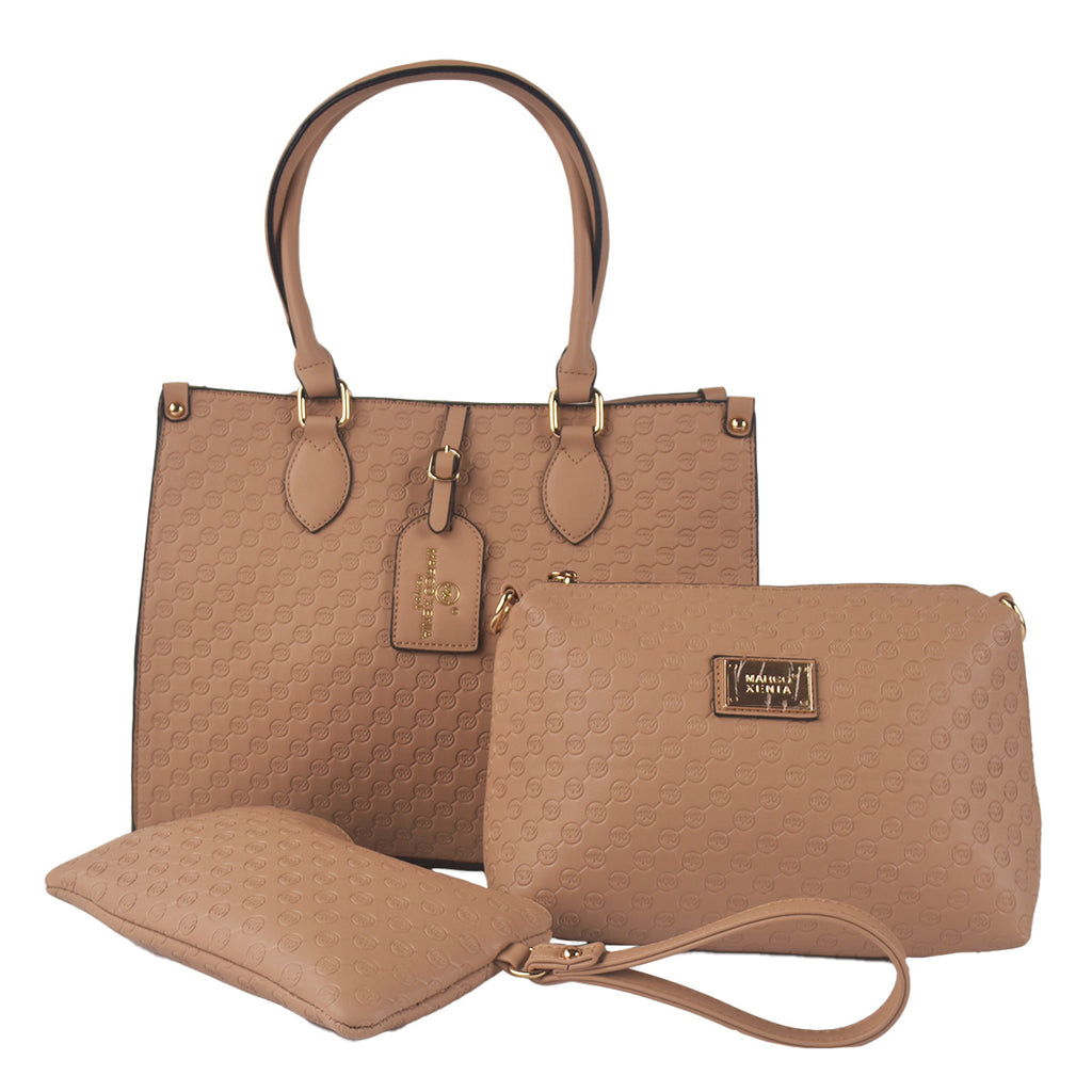 Cartera 3 en 1 Desiré Beige