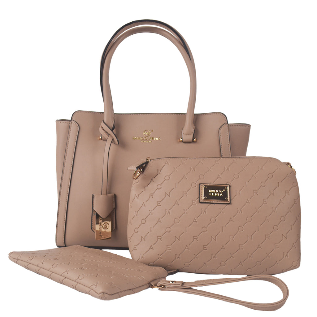 Cartera 3 en 1 Katherine Beige